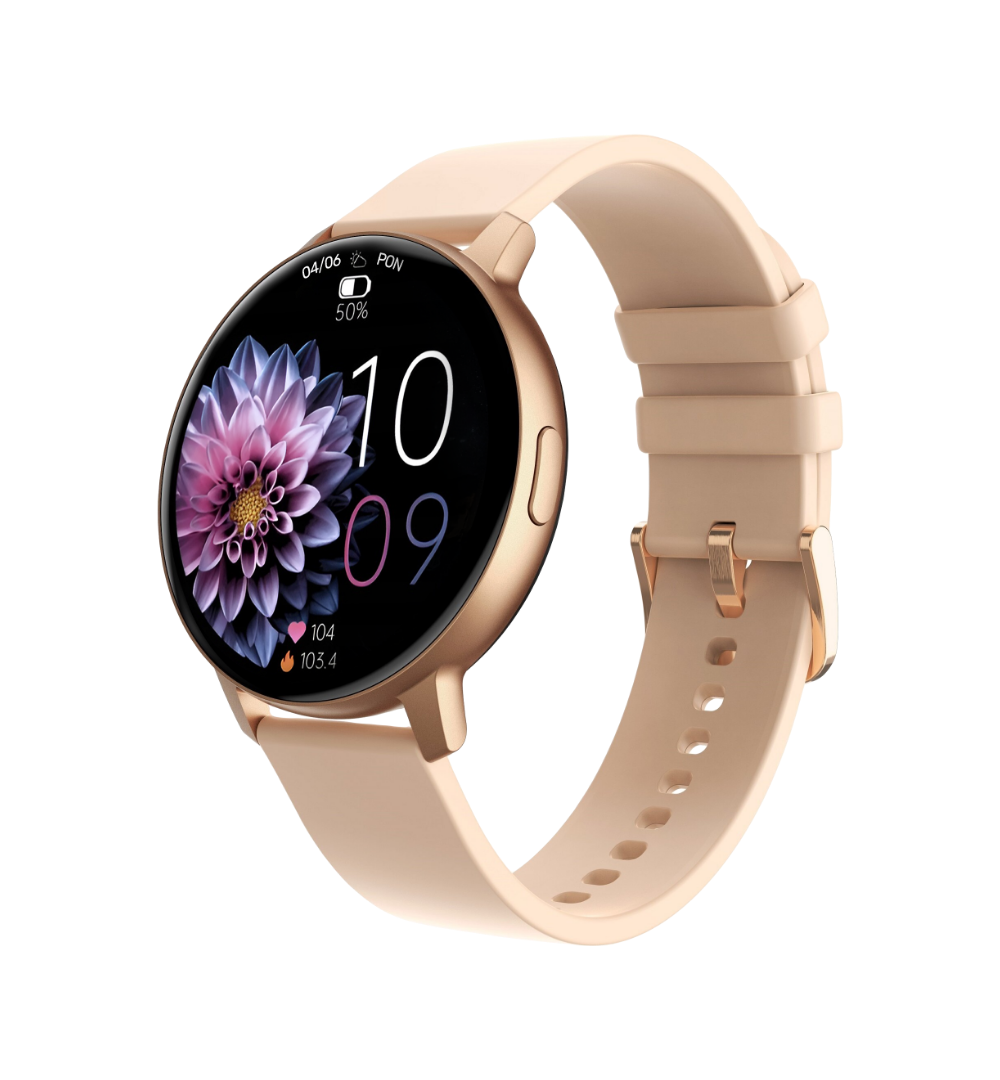 Smartwatch Kello SMW DAMSKI rozmowy AMOLED ciśnienie złoty
